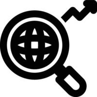Global Search, Optimization, Search Optimization Outline Icon vector
