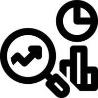 SEO Analysis, SEO Research, Search Engine Outline Icon vector