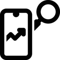 Mobile SEO, Mobile Optimization, Mobile Outline Icon vector