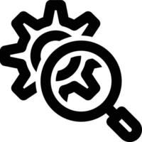 Search Engine, Optimization, SEO Outline Icon vector