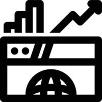 Website Traffic, Web Traffic, SEO Outline Icon vector