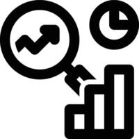 SEO Analytics, SEO Analysis, SEO Report Outline Icon vector