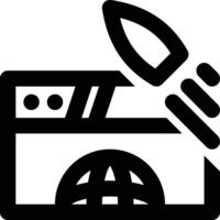 Site Speed, Page Speed, Responsive Website Outline Icon vector