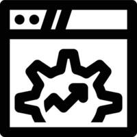 Web Optimization, Website Optimization, SEO Outline Icon vector