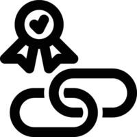 Quality Backlink, SEO, Search Engine Outline Icon vector