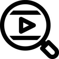 Search Engine, Searching Outline Icon vector