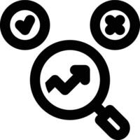AB Testing, SEO Testing, SEO Evaluation Outline Icon vector