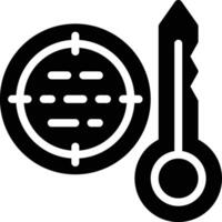 Keyword Targeting, Target Keyword, SEO Glyph Solid Icon vector