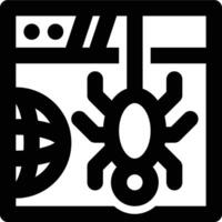 Web Crawler, Web Crawling, Web Scraping Outline Icon vector