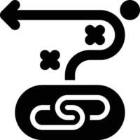 Backlink Strategies, Backlink Strategy, Link Strategy Glyph Solid Icon vector