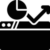 Bounce Rate, Web Traffic, Website Glyph Solid Icon vector