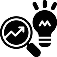 SEO Concept, SEO Idea, SEO Solution Glyph Solid Icon vector