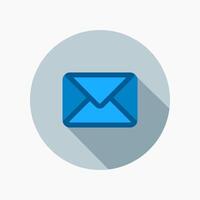 Design Illustration graphic of message icon with flat style. Suitable for UI, mobile design, web design, etc. vector