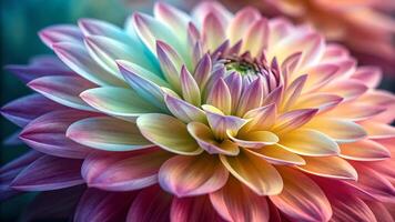 Vibrant Dahlia Flower Close-Up in Bloom for Nature Lovers and Floral Designers nature photo