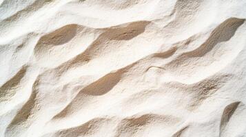 Soft sand texture with gentle waves and patterns, evoking tranquility photo