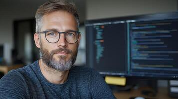 cybersecurity expert focused on monitoring AI driven systems photo