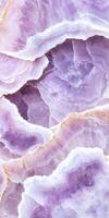 Abstract purple geode pattern with layered crystalline textures in modern minimalist style artistic background photo