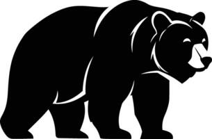 Wild Bear Graphic Bold and Striking Design vector