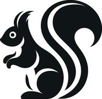 Squirrel Icon Sleek and Stylish Design Elements vector