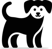 Graceful Dog Icon Simple and Striking Design vector