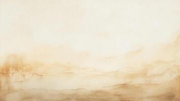 abstract watercolor background with a horizontal flow. Features hand-drawn brush strokes, soft pastel hues, and a splattered khaki texture for a creative, artistic feel. vector