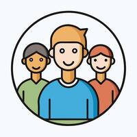 Teamwork Collaboration Group of Diverse People Unity Partnership Together vector