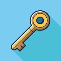 key icon illustration vector