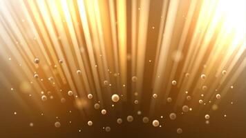 Golden Explosion with Blurred Effect, Stream Of Particles, Illustration vector