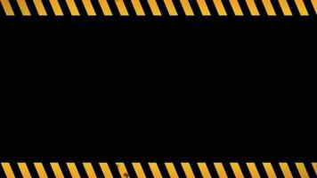 Running strip background is perfect for warning signs video