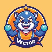 Playful and Whimsical Cartoon Character Bubbles Mascot Illustration vector