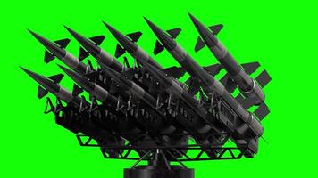 Many Military Projectiles on a Launcher video