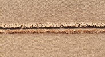A piece of fabric with fringes on it photo