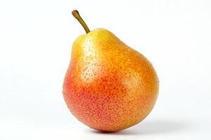 A pear on a white background photo