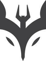 the logo for the game is shown in black and white vector
