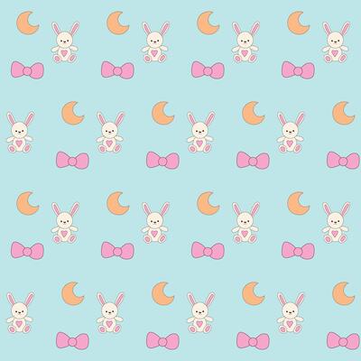 Baby Textile Seamless Pink Blue Background. Hand Drawn Doodle Funny Cute Infant Fabric Pattern. Cute Kawaii Whimsical Wrapping, Wallpaper Nursery Design. Vintage Elegant Retro Style. Nappy Cover