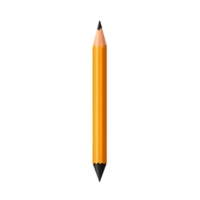 Creative drawing tools simple pencil icon with sharpened tip graphic design minimalist style png