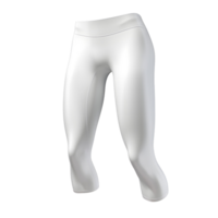 Short White Leggings Mockup With Transparent Background png