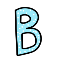 Font b icon on transparency background. png