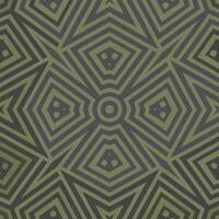 Abstract olive green geometric pattern seamless background design kaleidoscope texture vector