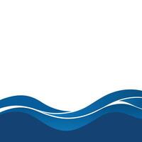 Abstract Blue Wave Background Design Illustration Graphic Image vector