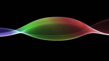RGB Spectrum Wave background animation, spectrum wave animation video