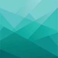Abstract Teal Geometric Background with Overlapping Triangles and Gradient Shades vector