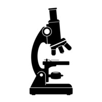 Line Art Illustration of a Compound Microscope png
