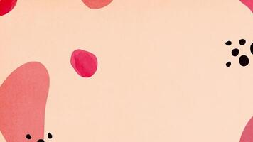 Pink abstract background soft pink backdrop adorned with vibrant abstract shapes, perfect for adding a touch of visual interest and creative flair to your design projects. video