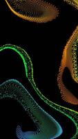 Futuristic Flowing Digital Particle Animation video