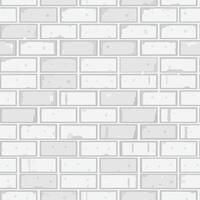 Seamless Pattern of Light Gray Brick Wall Texture for Background Design vector