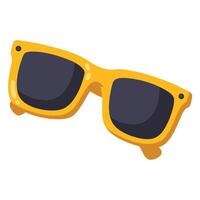Sunglasses icon in cartoon style vector