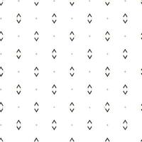 Simple Geometric Seamless Pattern with Diamond Shapes and Small Dots on White Background vector