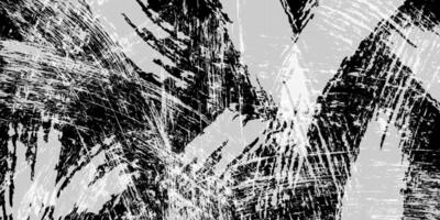 Abstract background with brush stroke texture. Hand drawn scratches splatter grunge distressed background. Grainy bold brush strokes texture with small dots. Retro background for posters. vector