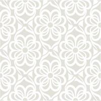 Elegant Seamless Pattern with Delicate White Flowers on a Light Beige Background Repeating Texture for Wedding Invitations or Fabric Design vector